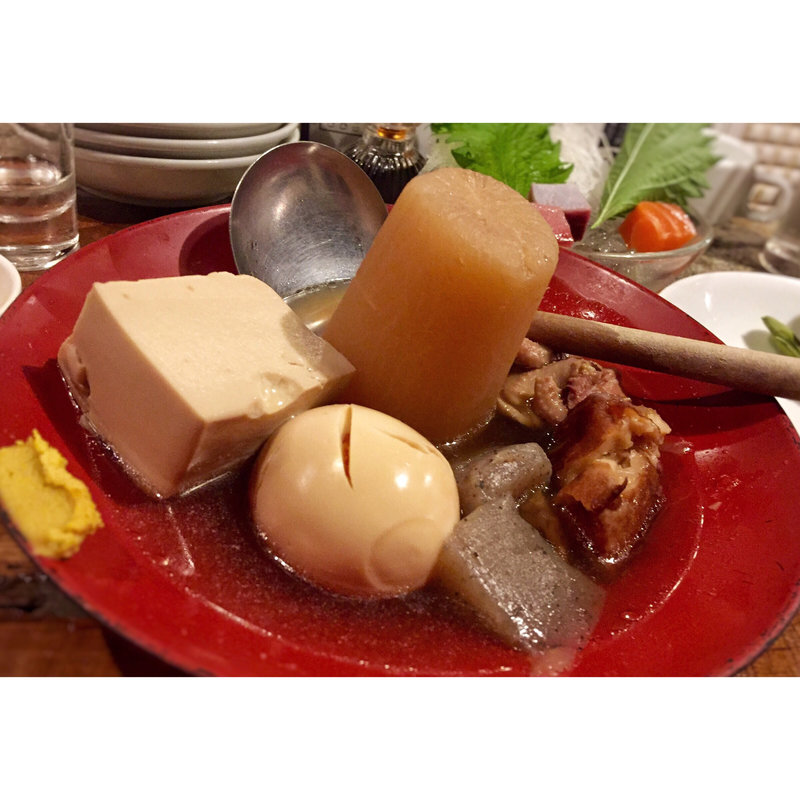 大根とり皮おでん(楽椿ーラクチン)