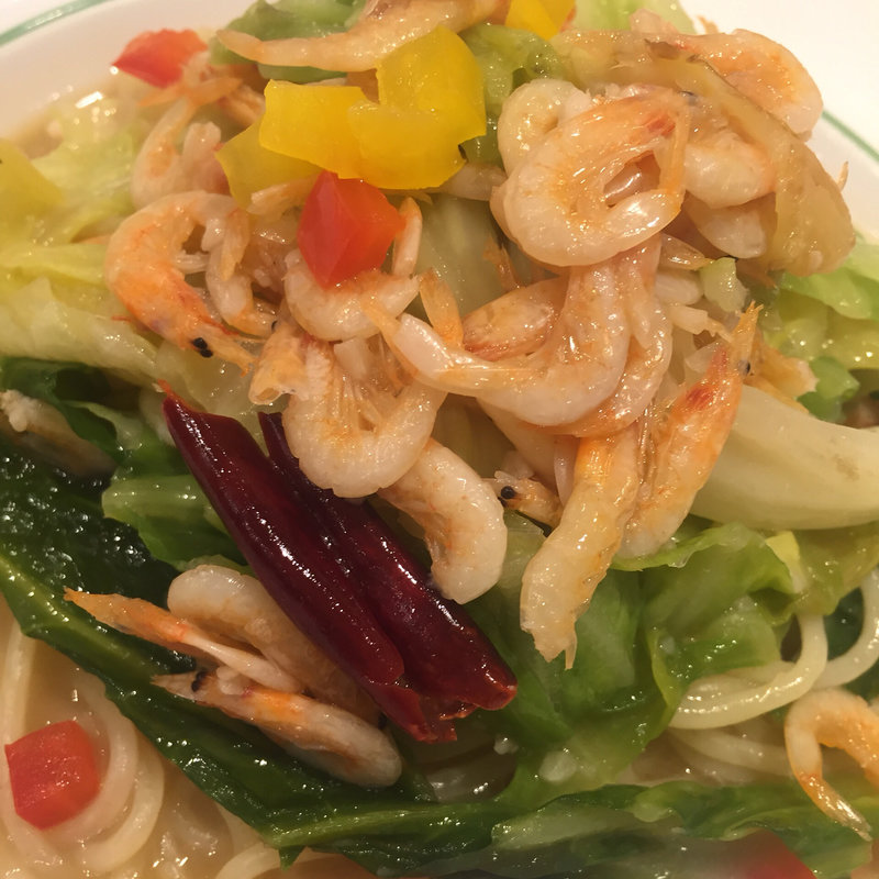 桜えびアンチョビスパゲッティ(スパゲッティ食堂ドナ 新宿紀伊國屋店 )