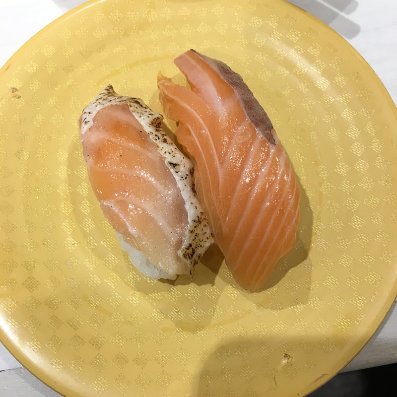 サーモン・焼きサーモン(魚べい 大森駅山王北口店)