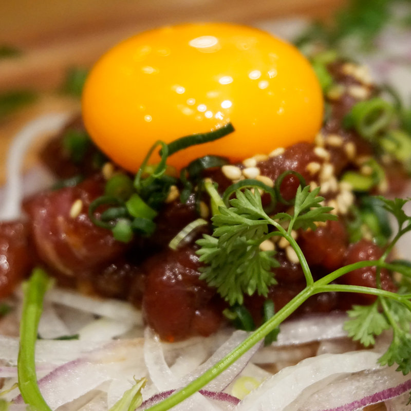 馬肉ユッケ(博多筑紫口 肉寿司)