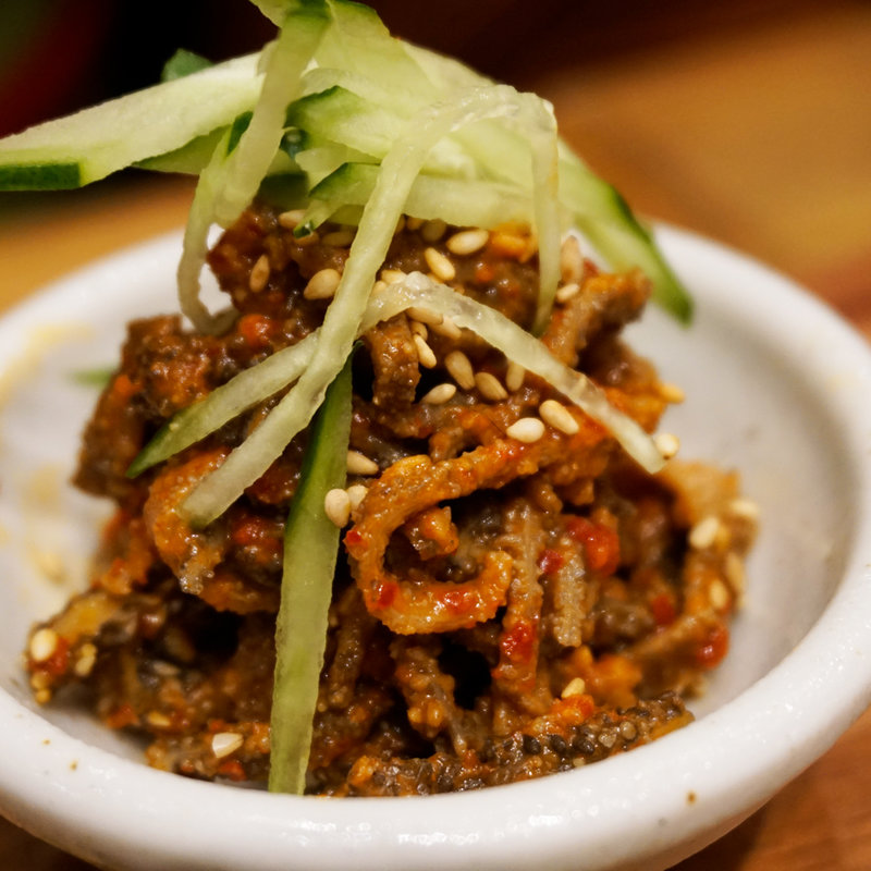 肉チャンジャ(博多筑紫口 肉寿司)