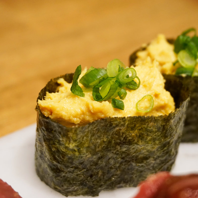 フォアグラ軍艦(博多筑紫口 肉寿司)