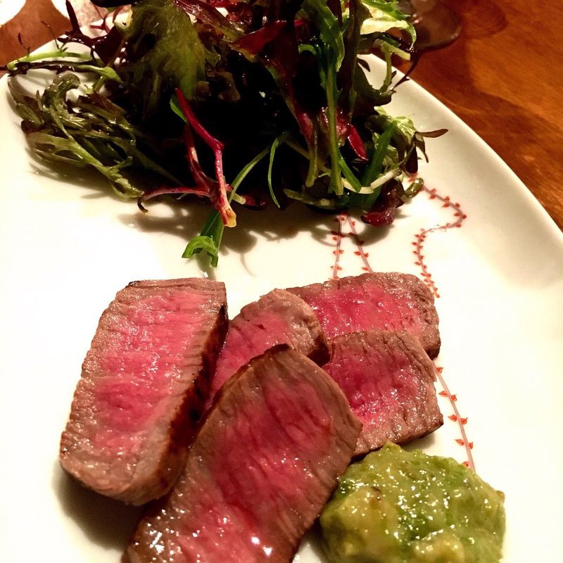 佐賀牛のロースト ふきのとう味噌添え(コノ花まひろ )