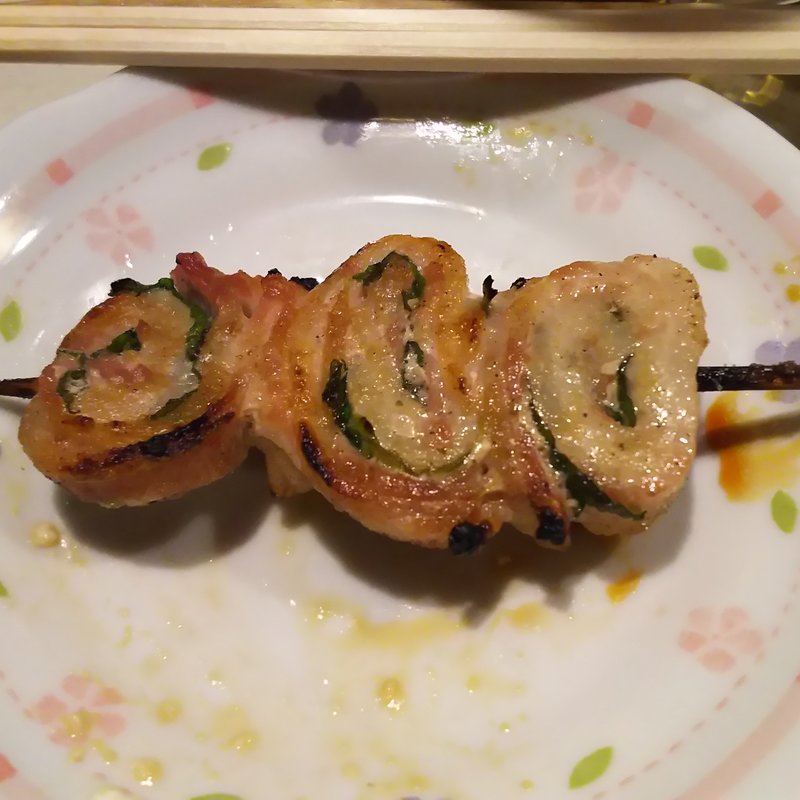 しそ巻き(焼鳥泉家)