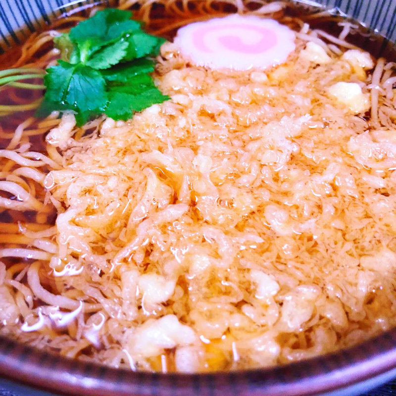 たぬきそば(手打ちそば処 田毎)