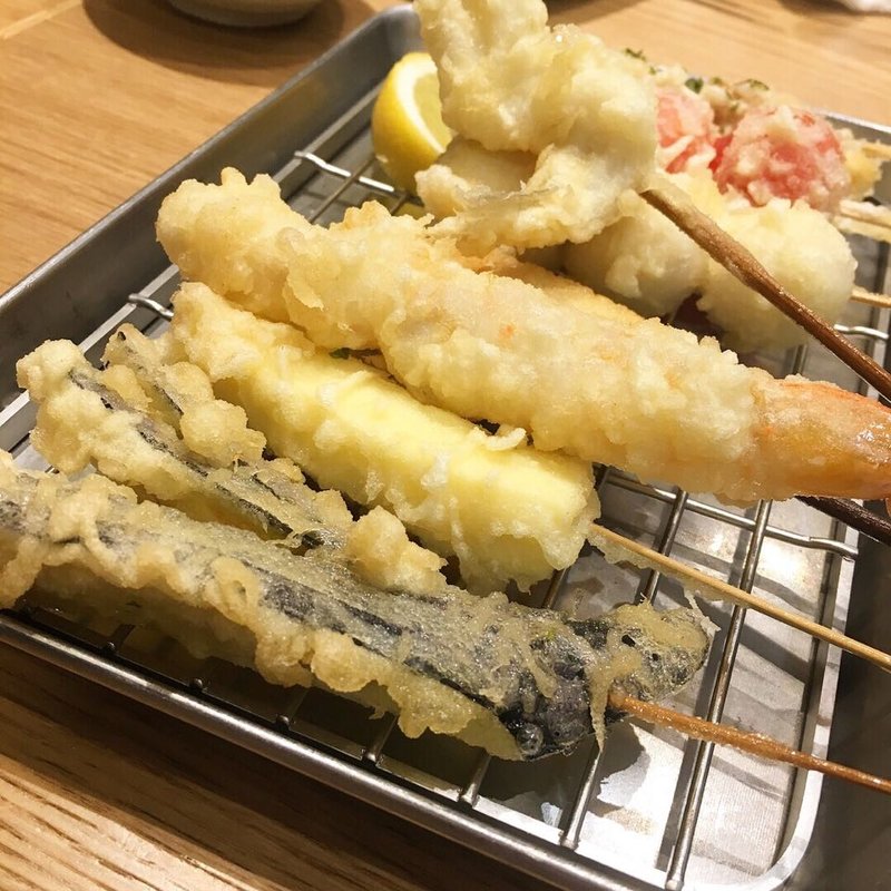 串揚げ8本(ソバキチ 池袋東武店)