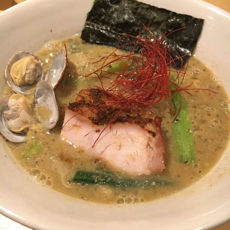 味玉あさり味噌そば(饗 くろ㐂)