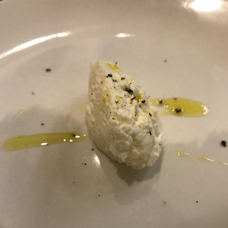 自家製リコッタチーズ  (ディナー パスタコース)(Ｔｒａｔｔｏｒｉａ　Ｌａ　Ｆｏｎｔｅ（トラットリア　ラ　フォンテ）)