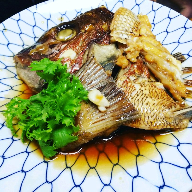 鯛頭の煮付(善作)