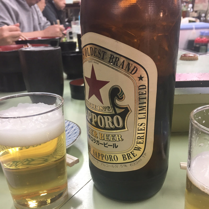 サッポロラガー(鯉とうなぎのまるます家 総本店 （まるますや）)