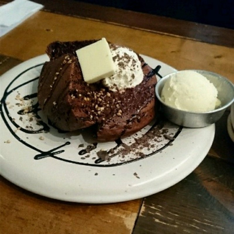 チョコほっとけーき(カフェギャラリー コンバーション)