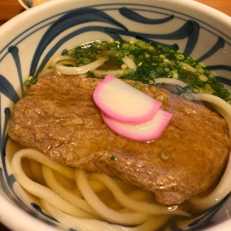 きつねうどん(釜あげ饂飩 唐庵)