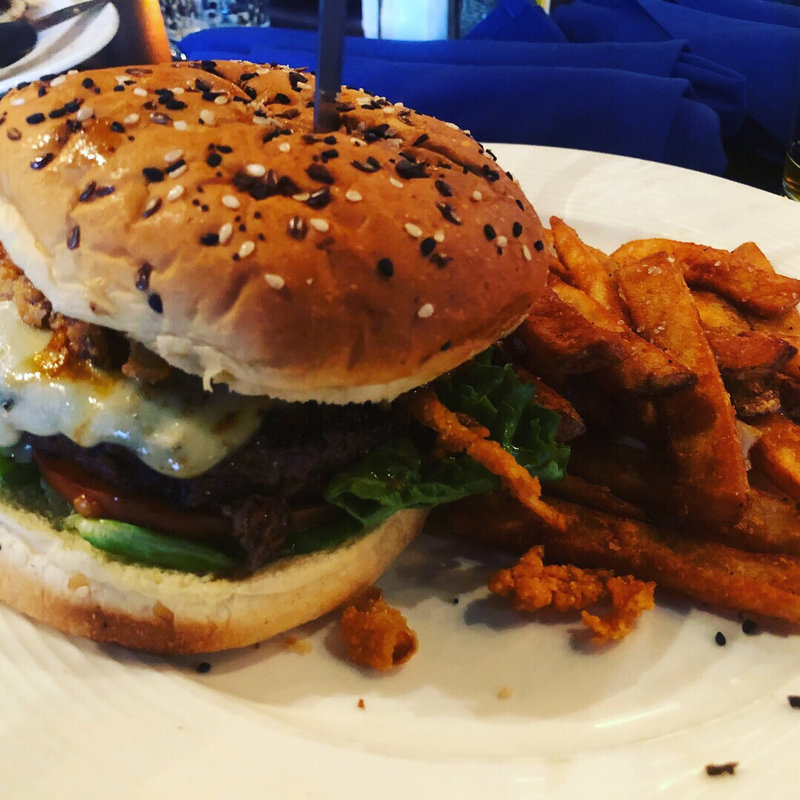 BBQ burger(Michigan beer  company)