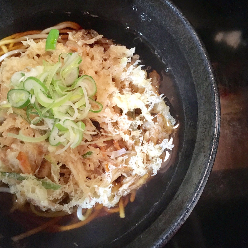 野菜天そば(ながら)