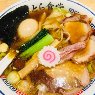 叉焼ワンタン麺(とら食堂 福岡分店)