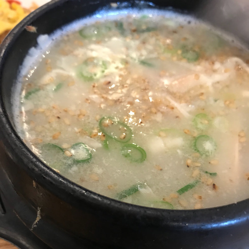 参鶏湯ランチ(キムチのミズノ)