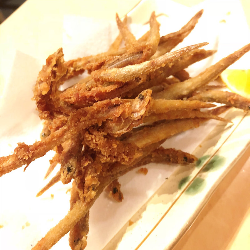 小穴子の唐揚げ(屋台居酒屋 GOENYA East あづま)