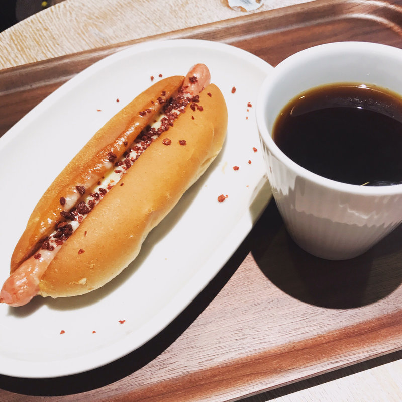 チーズドッグセット(パティオ ドゥ メトロ リエッタ綾瀬店)