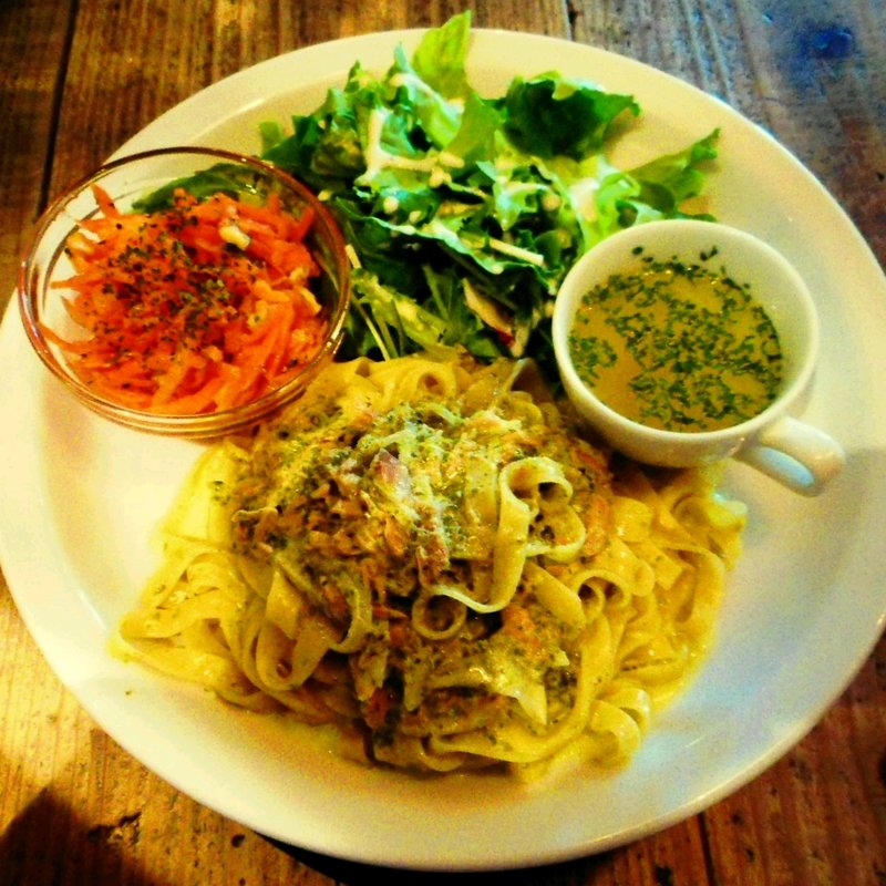 あおさとツナのクリームパスタ(Les Grands Arbres (レ・グラン・ザルブル ))