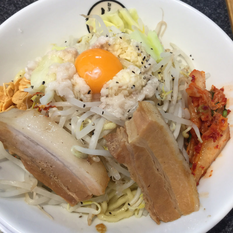 塩まぜそば(麺屋しずる 蒲郡駅前店)