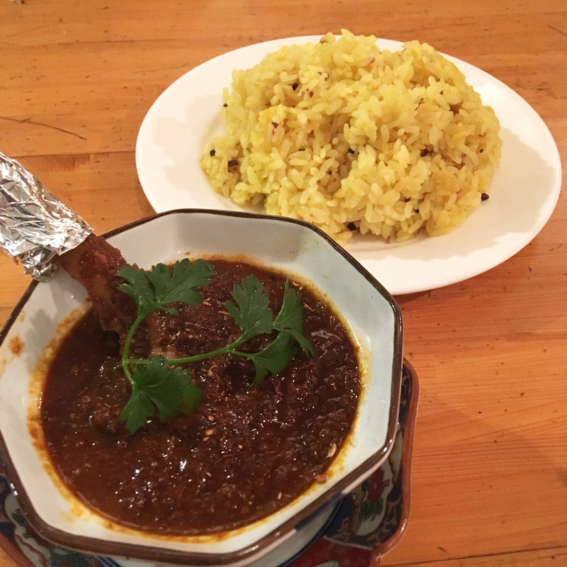 ラムチョップカリー (ベースキャンプ)