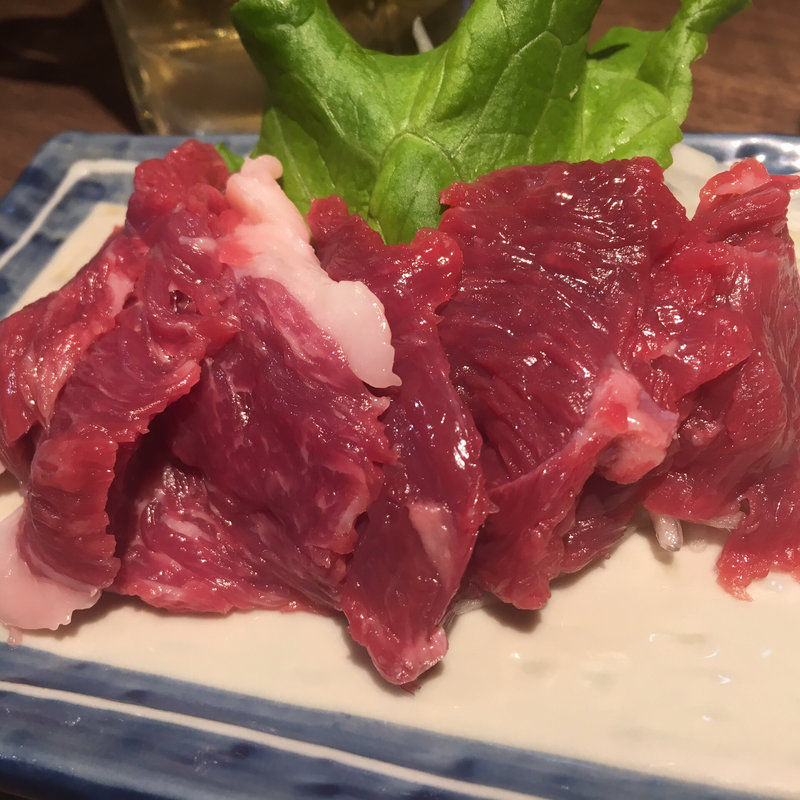 馬刺し赤身、バラ(馬ん馬んいくどん )