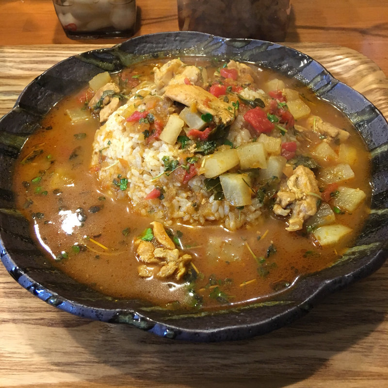 大根とパプリカのカレー(バキン)