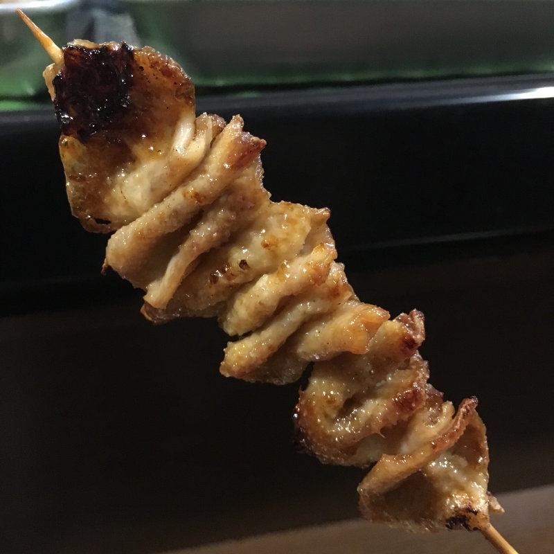 とり皮(でべそ )