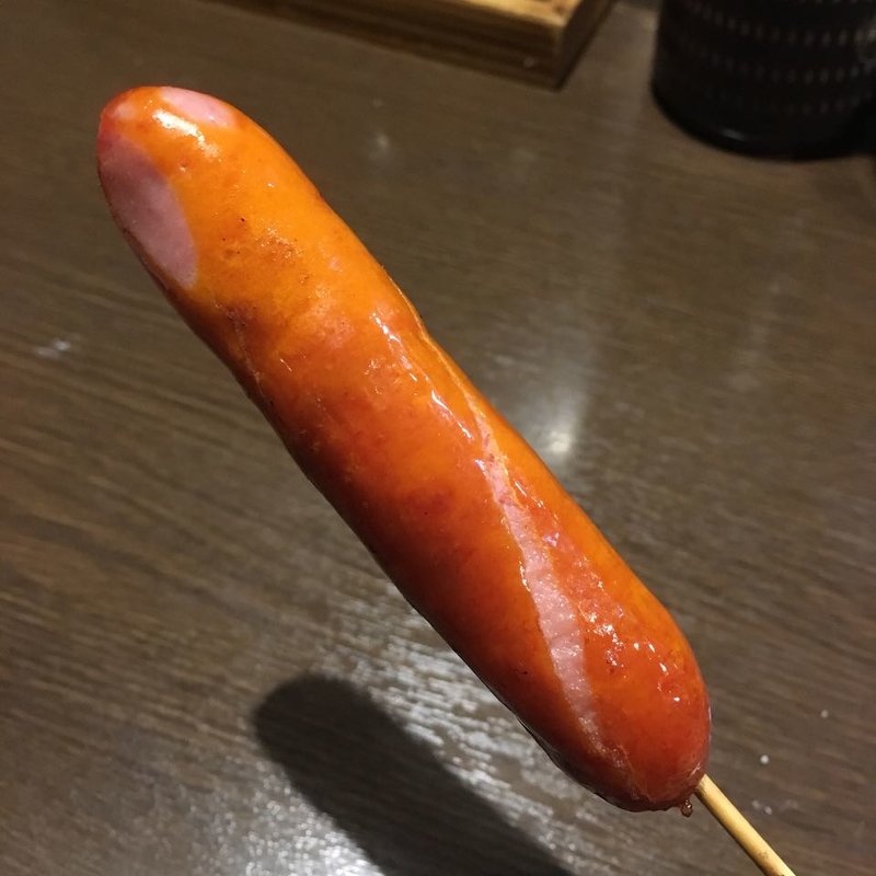 あらびきウィンナー(でべそ )