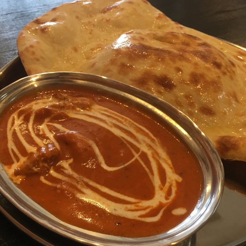 ランチBセット(バターチキンカレー)(インド・ネパール料理 カリカ 小本店)