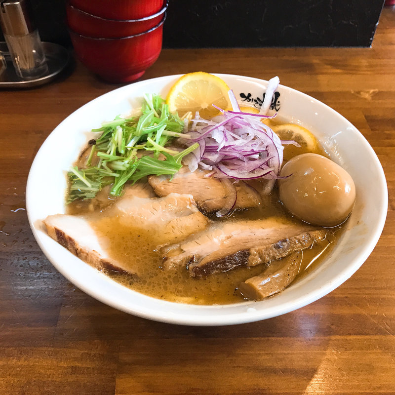 特性塩レモンラーメン(らーめん かつお拳 )