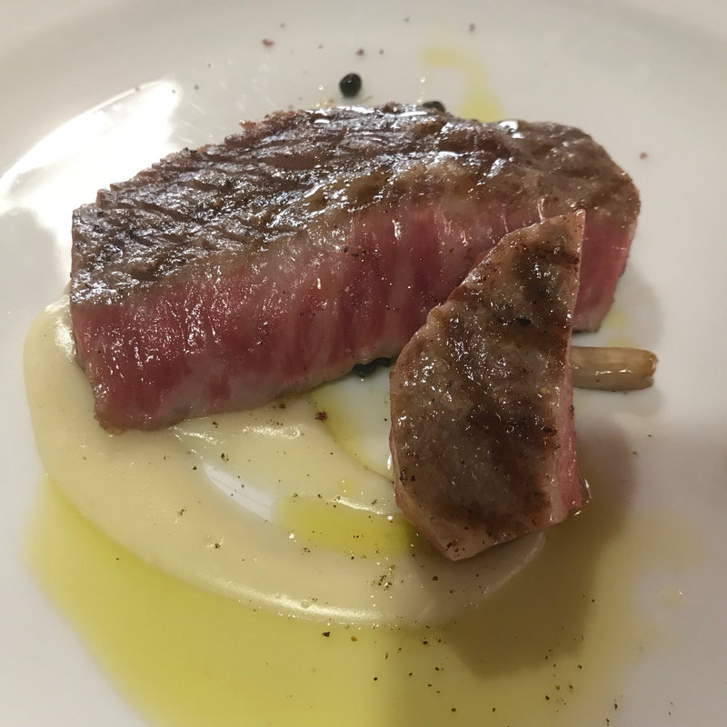 万葉牛のマルシンのグリル(オステリア ヤスダヤ )