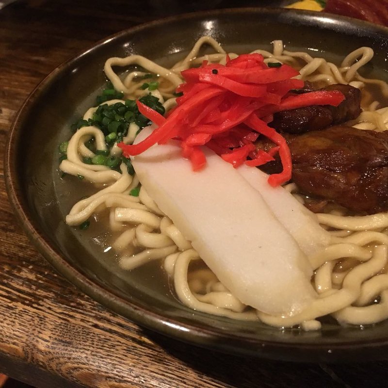 なんこつソーキそば(リトル沖縄)