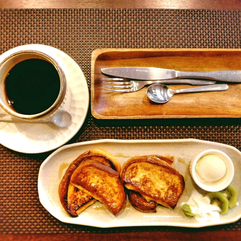 フレンチトースト(4丁目さくらcafe （ヨンチョウメサクラカフェ）)