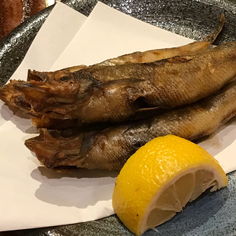 めひかり唐揚げ(すし処かまた )