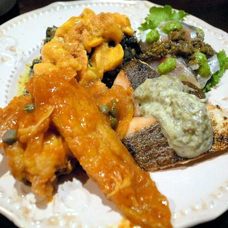 前菜盛り合わせ（魚系）(エゾットリア （EZOTTORIA）)