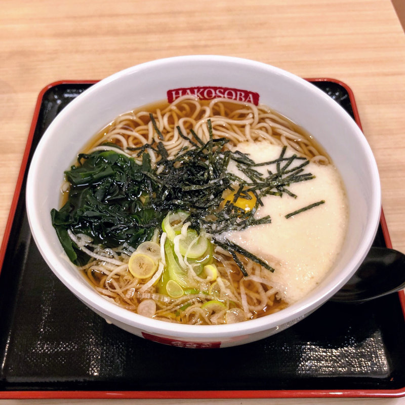 山かけそば(名代 箱根そば 祖師谷大蔵店)