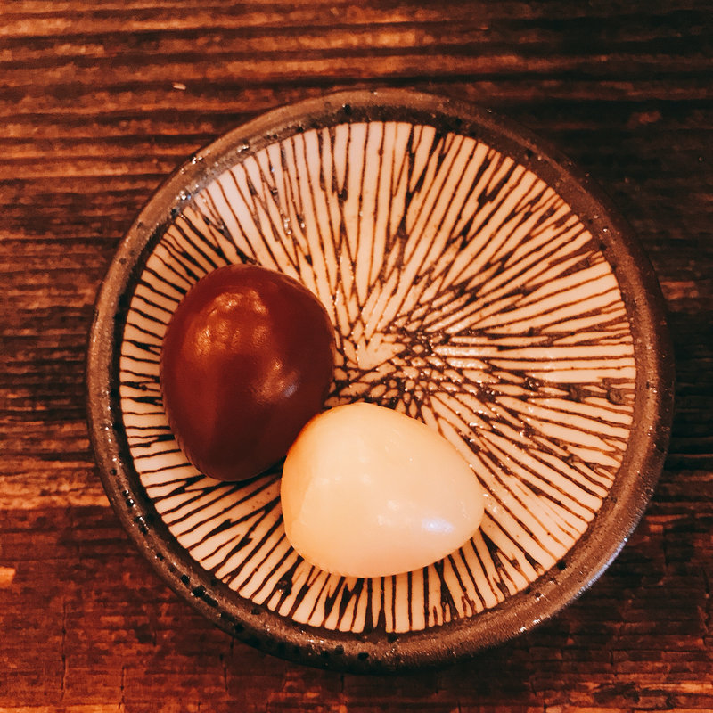 うずら味玉 醤油&西京漬(MENSHO)