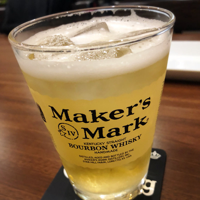 ハイボール(Maker's  Mark)(肉Bar Tsunekichi)