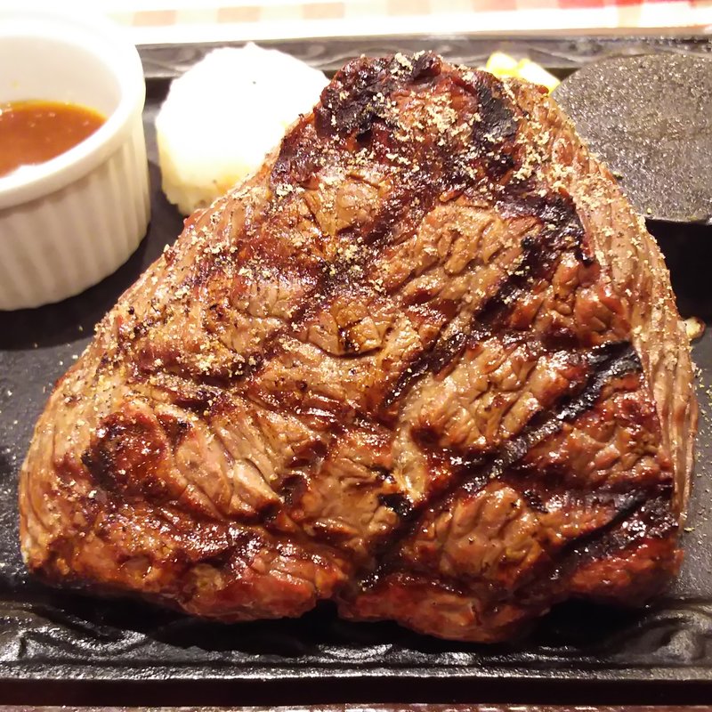 ランプステーキ（400g）(港町食堂「ちゃぶまる」 南蒲田店)