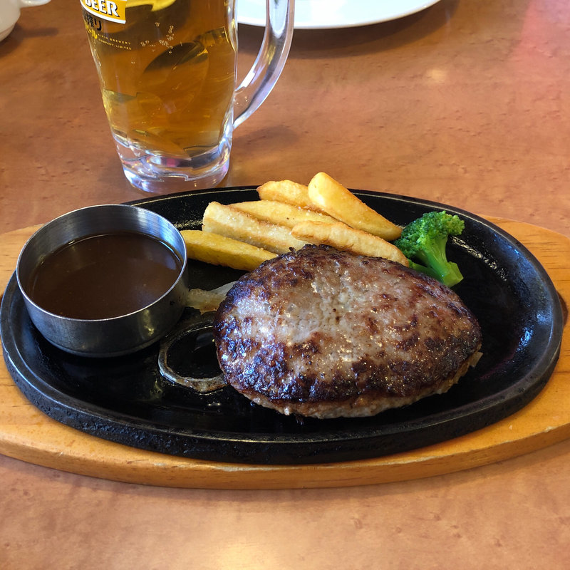 手ごねハンバーグ　単品(ビッグボーイ 二子玉川店)