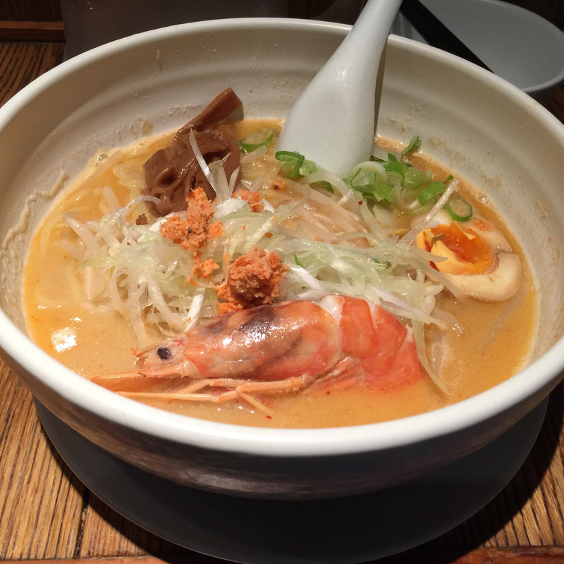 海老味噌麺(黒椿屋 赤坂店)