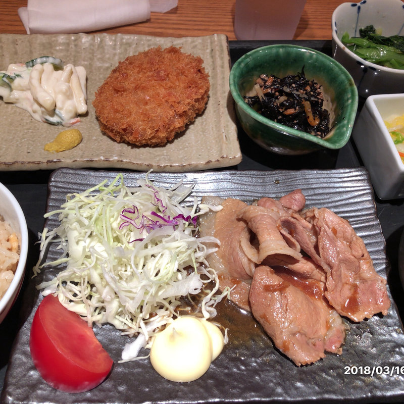 選べる２種もり定食(大かまど飯 寅福 丸の内iiyo店)