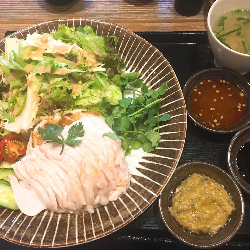 チキンライス（海南鶏飯）(鹿児島県霧島市 塚田農場 天王洲アイル店)