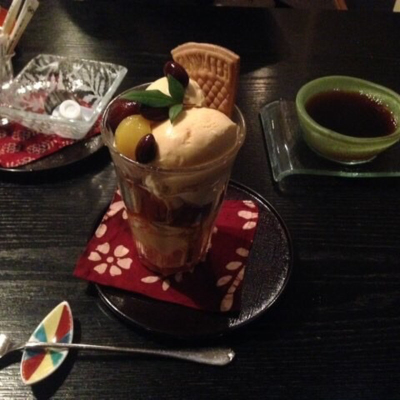 きなこパフェ(ぎおん　楽楽 )