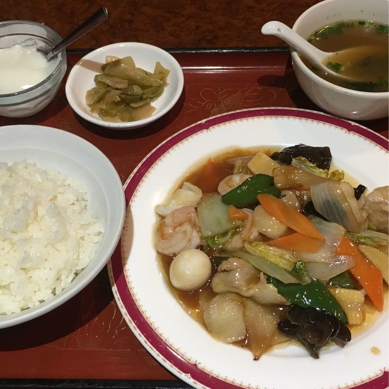 八宝菜定食(大連餃子房 )