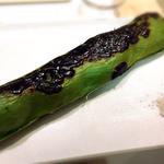 そら豆の炭火焼
