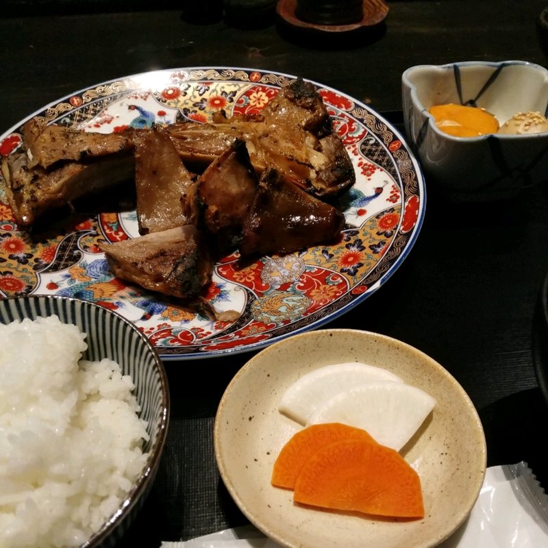 鮪カマ焼(黒座暁樓)