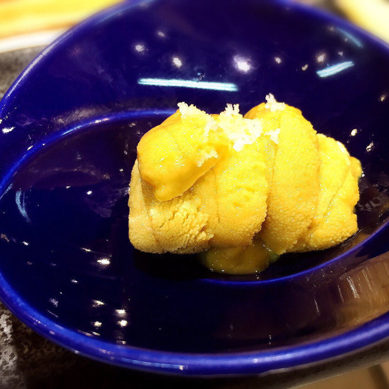 雲丹の握り(築地虎杖 別館 （ツキジイタドリ ベッカン）)