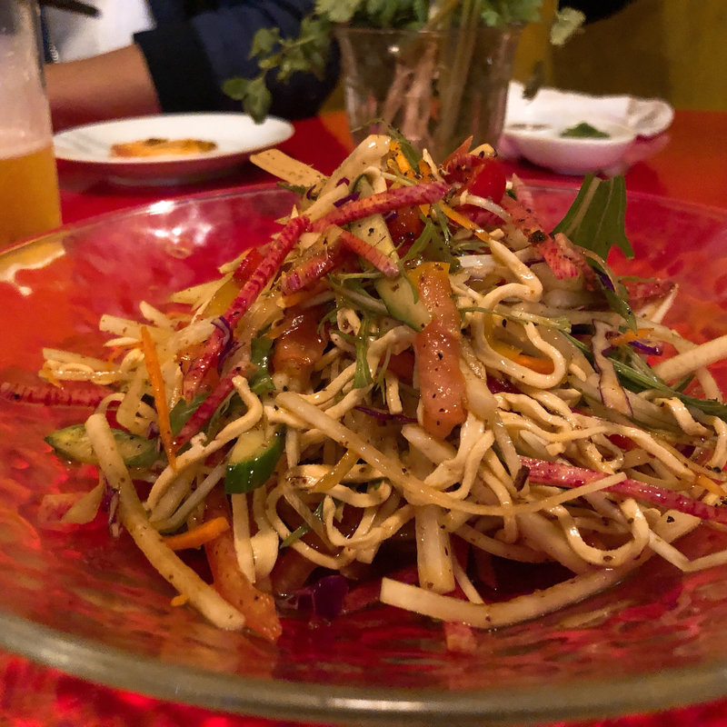 細切り豆腐と大根の和えもの(中村 玄)